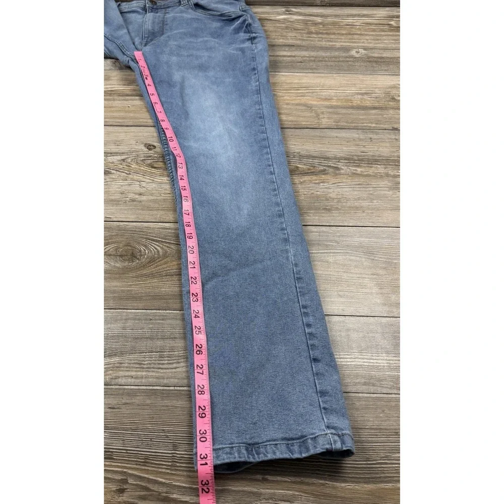 Artful Rebel Jeans Mens‎ 34x32 Light Wash Slim Straight Denim 5 Pocket Zip Fly